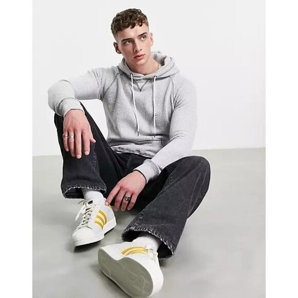 NWT‎ Le Breve hoodie co-ord in grey marl Size Medium - Picture 2 of 8